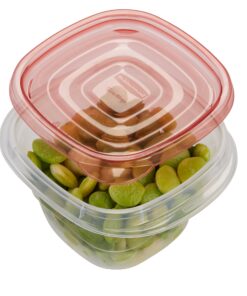 Rubbermaid TakeAlongs Assorted Food Storage Containers, Tint Chili, 40-Piece Set 14 81glCeQhqTL