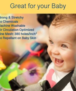 Stroller Mosquito Net for Baby - Durable, Simple Setup System - Extra Fine Holes to Protect Against Mosquitos and Wasps - no Harmful Chemicals - Perfect Fit for Stroller Net, for Car Seats & Carriers 17 81glJuEMXJL 1