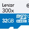 Lexar High-Performance MicroSDHC 300x 32GB UHS-I/U1 w/Adapter Flash Memory Card - LSDMI32GBB1NL300A w/ Adapter 17 81gms0okyOL