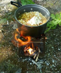 Bisgear 16pcs Camping Cookware Backpacking Stove Mess Kit – Camping Cooking Set - Camping Pots and Pans Set - Camping Accessories Equipment - Backpacking Supplies Survival Gear Black 59 81gnvmAXjYL