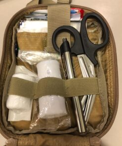 Madison Supply Medical Scissors, EMT and Trauma Shears - 7.5 Inch Premium Quality Stainless Steel Bandage Scissors - Fluoride-Coated with Non-Stick Blades - 2 Pack (Black/Stainless) 2-Pack Black Handle/Stainless Blades 31 81goQpRj08L