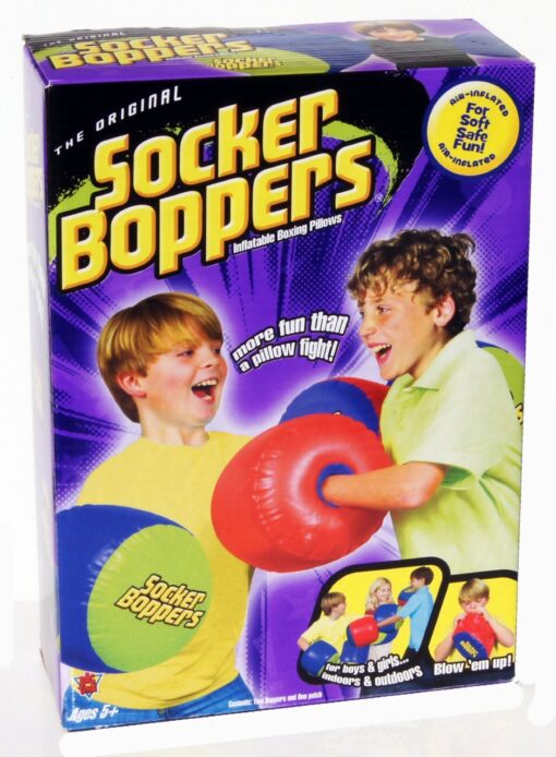 Socker Boppers Inflatable Boxing Pillows - One Pair Boppers