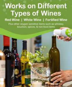 ArT Wine Preserver - Comes with a Wine Bottle Stopper, Preserves Fortified White & Red Wine, Functional & Modern Wine Accessories, Essential Gift for Wine Lovers, 1-Pack, 0.42 oz. 1 Pack 11 81gpMch43JL