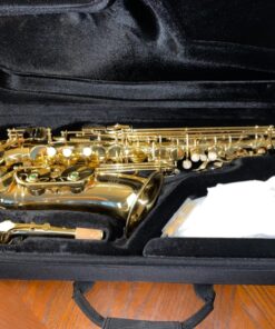 Jean Paul AS-400 Alto Saxophone - Golden Brass Lacquered Saxophone only 31 81gpVhFmAFL