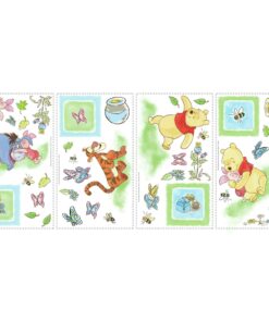 RoomMates RMK1630SCS Winnie The Pooh Peel and Stick Wall Decals 10 inch x 18 inch 23 81gptIp973L