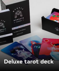 Alternative view of Mystic Mondays Tarot: A Deck for the Modern Mystic (Tarot Cards and Guidebook Set, Card Game Gifts, Arcana Tarot Card Set)