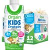 Orgain Organic Kids Nutritional Protein Shake, Vanilla - Kids Snacks with 8g Dairy Protein, 22 Vitamins & Minerals, Fruits & Vegetables, Gluten Free, Soy Free, Non GMO, 8.25 Fl Oz (Pack of 12) Pack of 12 11 81gtstVHOPL