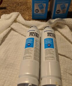 SAMSUNG Genuine Filter for Refrigerator Water and Ice, Carbon Block Filtration for Clean, Clear Drinking Water, 6-Month Life, HAF-CIN/EXP, 1 Pack 72 81gvEFrFSVL