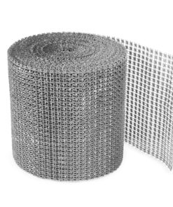 Silver Diamond Sparkling Rhinestone Mesh Ribbon for Event Decorations, Wedding Cake, Birthdays, Baby Shower, Arts & Crafts, 4.75" x 10 Yards, 24 Row, 1 Roll 34 81gxQ69yrrL 2