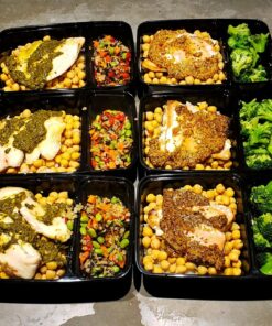 40 Pack - SimpleHouseware 2 Compartment Food Grade Meal Prep Storage Container Boxes (28 ounces) 40 Pack 27 81gxlwNMGvL