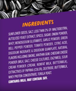 BIGS Taco Bell Taco Supreme Sunflower Seeds, Keto Friendly Snack, 5.35-oz. Bag (Pack of 12) 14 81gyVcjH0YS