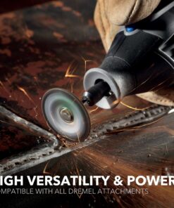 Dremel 4000-2/30 Variable Speed Rotary Tool Kit - Engraver, Polisher, and Sander- Perfect for Cutting, Detail Sanding, Engraving, Wood Carving, and Polishing- 2 Attachments & 30 Accessories 4000 Rotary Tool + 32 Accessories 36 81gzoSL8isL