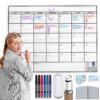 Large Dry Erase Calendar for Wall | Large Wall Calendar Dry Erase Monthly | 1M 17x26, 24x36, 36x48, & 3M 40x17 | Dry Erase Calendar Board for Wall | Whiteboard Calendar | Calendar Whiteboard | White Large (36" * 48") 16 81gzse8Dl7L