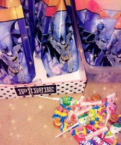 Wilton 16 Count Batman Treat Bags, Multicolor 6 81h b5ZLv8L