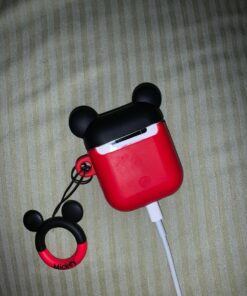 iFiLOVE Compatible with Airpods Case, Cute Cartoon Airpods Cover, Mickey Mouse Soft Silicone Shockproof Protective Case Cover Skin with Ring Buckle Holder for Apple Airpods 1 & 2 Charging Case(#1) #1 31 81h j3qWBmL