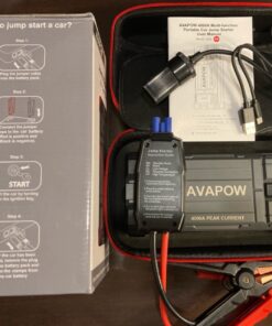 AVAPOW Car Jump Starter, 4000A Peak Battery (for All Gas or Up to 10L Diesel), Portable Booster Power Pack, 12V Auto Jump Box with LED Light, USB Quick Charge 3.0 54 81h pVj62OL