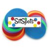 SitSpots® 30 Multi Color Circle Packs - Classroom Circle Floor Dots | The Original Sit Spots for Your Classroom Seating, Organizing and Managing Your Students (4" Circles (30), Original Multi-Color) 4" Circles (30) 23 81h1Z ZLNcL