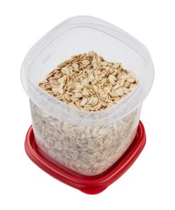 Rubbermaid Easy Find Lids Food Storage Containers, Racer Red, 6-Piece Set 3.7 cup & 5.25 cup & 15 cup 6 piece 9 81h3PC1 4PL