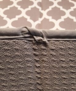 S&T INC. Dish Drying Mat for Kitchen, Absorbent, Reversible Microfiber Dish Mat, 16 Inch x 18 Inch, White Trellis 33 81h3esC1r0L