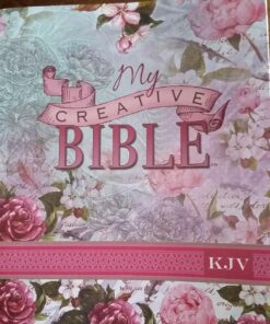 KJV Holy Bible, My Creative Bible, Faux Leather Flexcover - Ribbon Marker, King James Version, Pink Floral 72 81h50hlCopL