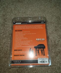 (Upgraded AD310) ANCEL AD530 OBD2 Scanner Diagnostic Tool with Battery Test Car Engine Light Code Reader Scan Tool, All OBD2 Function Enhanced Code Definition and Upgraded Graphing Battery Status Orange 52 81h6WCEkQAL