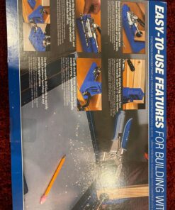 Kreg K4 Pocket Hole Jig - Adjustable, Versatile Jig for Strong Joints - Create Perfect, Rock-Solid Joints - Easily Adjustable Drill Guides - For Materials 1/2" to 1 1/2" Thick Pocket Hole System 66 81h7jN3Gm6L