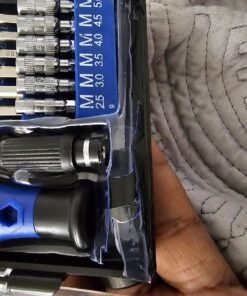 ORIA Precision Screwdriver Kit, 60 in 1 with 56 Bits Screwdriver Set, Magnetic Driver Kit with Flexible Shaft, Extension Rod for Mobile Phone, Smartphone, Game Console, Tablet, PC, Blue 44 81h9bOafOCL