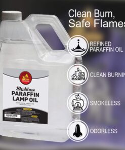 Alternative view of 1 Gallon Paraffin Lamp Oil - Clear Smokeless, Odorless, Clean Burning Fuel for Indoor and Outdoor Use - Shabbos Lamp Oil, by Ner Mitzvah