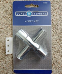 Jones Stephens 4-Way Key For Valve, Faucet, and Sillcock Sizes 1/4", 9/32", 5/16", and 11/32" 21 81hC00ACoL