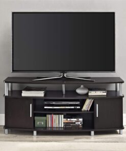 Ameriwood Home Carson TV Stand for TVs up to 50", Espresso 50" TV 34 81hEUZvmxoL
