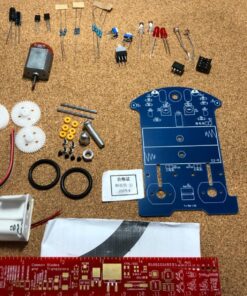 MiOYOOW Practice Soldering Learning Electronics Kit Smart Car Soldering Project Kits Line Following Robot Beginners DIY Electronics Education School Competition W/English Manual 1 Pack-soldering Tracking Car(dc Motor) 71 81hF5TdYgFL