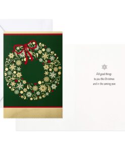 Hallmark Image Arts Boxed Christmas Cards Assortment, Elegant Icons (4 Designs, 24 Cards with Envelopes) Elegant Icons Holiday Assortment 29 81hFrkpcxsL