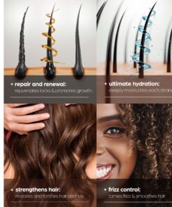 artnaturals Moroccan Argan Oil Hair Loss Shampoo & Conditioner Set - (2 x 16 Fl Oz / 473ml) - Sulfate Free Hair Regrowth - Treatment for Hair Loss, Thinning Hair & Hair Growth, Men & Women 16 Fl Oz (Pack of 2) 18 81hG4v3bCIL