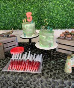 EZ-Inject 25 Pack (1oz) Jello Shot Syringes Combo with Tray/Racking Stand - 100% Safe & Reusable Plastic Syringes for Jello Shots - Small Syringe Shots Holiday and Halloween Party Supplies for Adults 36 81hGtE1aQXL 2