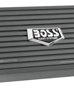 BOSS Audio Systems AR2000M Monoblock Car Amplifier - 2000 Watts, 2-4 Ohm Stable, Class A-B, Mosfet Power Supply, Gray Class A/B Monoblock 2000W 15 81hHile2H1L