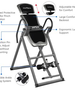 Alternative view of Innova Inversion Table with Adjustable Headrest, Reversible Ankle Holders, and 300 lb Weight Capacity Standard