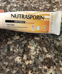 3rd Rock Essentials Nutrasporin Silver Ointment, Toxic-Free, Petroleum-Free, Non-Antibiotic, First Aid, Food Grade Ointment, 1.0oz, Pack of 1 1 Ounce (Pack of 1) Original 22 81hI9sHuySL