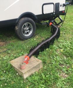 Camco RhinoFLEX 15-Ft Camper/RV Sewer Hose Kit | Features Clear Elbow Fitting with Removable 4-in-1 Adapter & Crafted of Reinforced 23-Mil Polyolefin | Compress for RV Storage and Organization (39770) Frustration-Free Packaging 38 81hJIMurx2L
