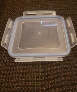 Vtopmart Large Food Storage Containers 5.2L / 176oz, 4 Pieces BPA Free Plastic Airtight Food Storage Canisters for Flour, Sugar, Baking Supplies, with 4 Measuring Cups and 24 Labels, Blue 5.2L--4.7quart 38 81hJMWLArOL