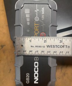 NOCO Boost Sport GB20 500 Amp 12-Volt UltraSafe Lithium Jump Starter Box, Car Battery Booster Pack, Portable Power Bank Charger, and Jumper Cables for Up to 4-Liter Gasoline Engines, 400 Amps,Black 38 81hJnkTizgL