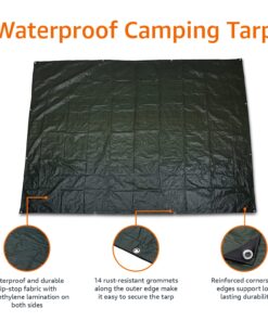 Alternative view of Amazon Basics Waterproof Camping Tarp 9.5' X 11.3'