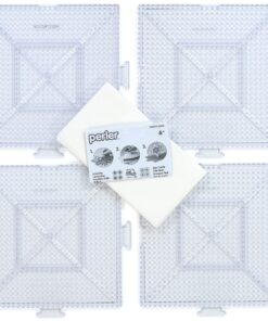 Perler Beads Large Square Pegboards for Kids Crafts, 4 pcs 1 18 81hMheM83fL