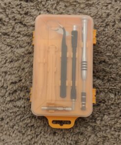 Precision Screwdriver Set Magnetic - Professional 110 in 1 Screw driver Tools Sets, PC Repair Tool Kit for Mobile Phone/Tablet/Computer/Watch/Camera/Eyeglasses/Other Electronic Devices 110 Yellow 51 81hMtP290lL