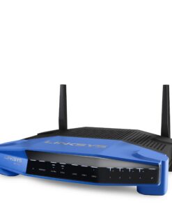 Alternative view of Linksys WRT1200AC Dual-Band and Wi-Fi Wireless Router with Gigabit and USB 3.0 Ports and eSATA
