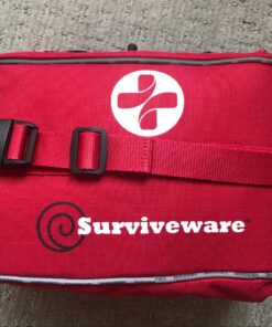 Surviveware Comprehensive Premium First Aid Kit Emergency Medical Kit for Trucks, Cars, Camping, Office and Sports and Outdoor Emergencies - Large 200 Piece Set Regular 41 81hO zskx0L