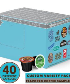 Alternative view of Crazy Cups Flavored Coffee Pods Variety Pack, Fully Compatible With All Keurig Flavored K Cups Brewers, Coffee Sampler, 40 Count