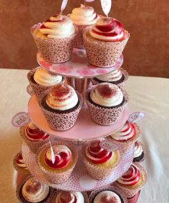 A&S Creavention Vine Cupcake Holders Filigree Vine Designed Decor Wrapper Wraps Cupcake Muffin Paper Holders - 50pcs (Pink) 1 Pink 30 81hS4mGMYXL 2