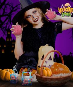 Flippy Brain Squishy Eye Popping Squeeze Fidget - Stress Relief Ball - Anxiety Reducer Sensory Play - Gag for Boys and Girls - Suitable for Autism, ADHD 21 81hS6rE1VyL