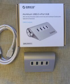 4-Port USB 3.0 Hub ORICO Aluminum USB Hub with 3.3ft Extend Cable, Portable Data Hub for MacBook, Mac Pro/Mini, iMac, XPS, Surface Pro, Notebook PC, USB Flash Drives, Mobile HDD Silver 29 81hVrp4I1AL