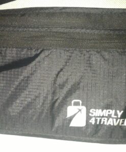 Simply4Travel Travel Money Belt with RFID Blocking, Premium Slim Fanny Pack and Waist Stash for Everyday Use! Black 90 81hWC03w8FL